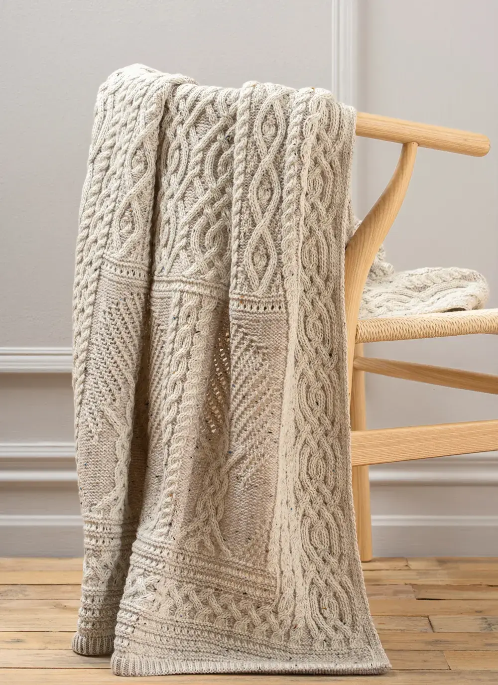 Celtic Aran Merino Throw